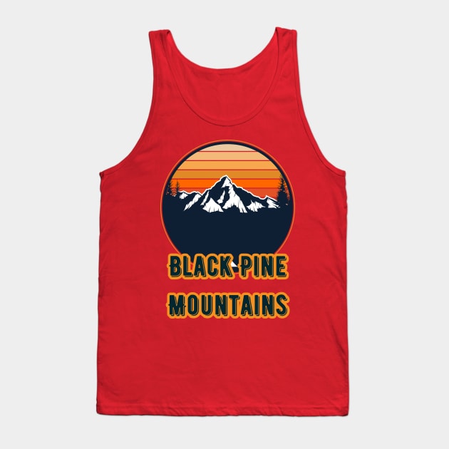 Black Pine Mountains High Point Tank Top by Canada Cities